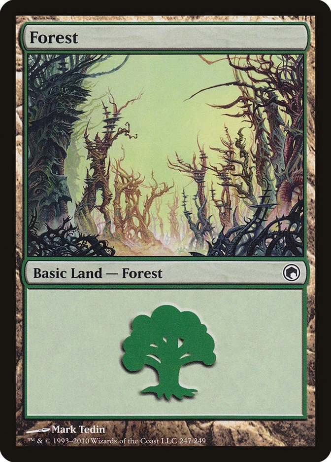 Forest (247) [Scars of Mirrodin] Magic MTG - Image 1 of 1