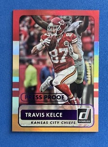 2015 Panini Donruss Press Proof Purple /199 Travis Kelce #106 KC Chiefs Football