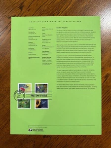 American Commemorative Cancellations #2411 - Garden Delights (#5845-8) - Picture 1 of 2