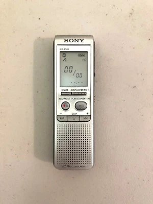 Sony ICD-B500 256MB Handheld Digital Voice Recorder Silver  - Image 1 of 4