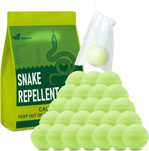 25 Pack Snake Be Gone for Yard Powerful Pet Safe Balls for Lawn Garden Camping F - Picture 1 of 12