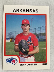 1987 Arkansas Travelers-Minor League Baseball ProCard#587-Jeff Oyster