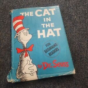 ☆ Cat in the Hat ☆ 1ère édition ☆ 3ème état DJ ☆ Dr. Seuss ☆ HC/DJ ☆ 1957 ☆ 