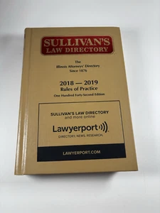 Sullivan's Law Directory 2018-2019 Illinois Rules of Practice - Picture 1 of 3