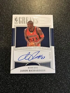 2022-23 National Treasures Jason Richardson Greats Auto Autograph #32/49 - Picture 1 of 3