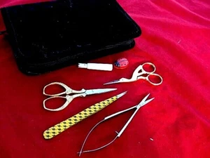 6 x Embroidery,Dressmaking Set_Scissors,thread cutter,Needle Threader Inserter - Imagen 1 de 12
