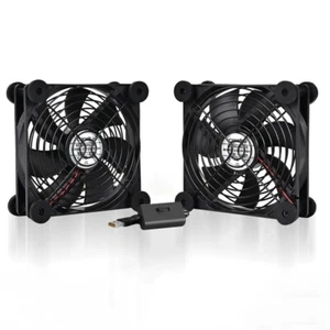 2-in-1-USB Ventilator 120mm Leise PC PC Gehäuselüfter Einstellbare Doppel Lüfter - Zdjęcie 1 z 10