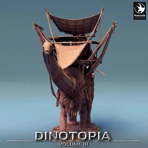 Diplodocus Caravan - Dinotopia - Rescale Miniatures - Wargaming D&D DnD - Picture 1 of 7