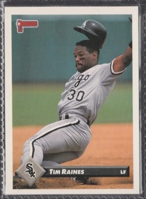 TIM RAINES 1993 Leaf Donruss Series 2 Baseball Card #565 CHICAGO WHITE SOX - Image 1 of 2
