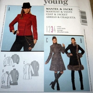 *NEW Burda JACKET & COAT Sewing Pattern 8-10-12-14-16-18-20 XS-XL  UNCUT - Picture 1 of 1