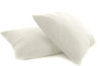 2 X White 22" X 22" Duck Feather Cushion Pads Insert Inner 100% Cotton Cover