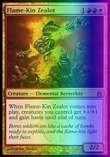 Magic the Gathering MTG Flame-Kin Zealot (206) Ravnica City of Guilds   LP FOIL