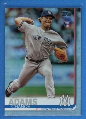 2019 Topps Series 1 Rainbow Foil Parallel #98 Chance Adams NY Yankees Rookie RC - Image 1 of 2