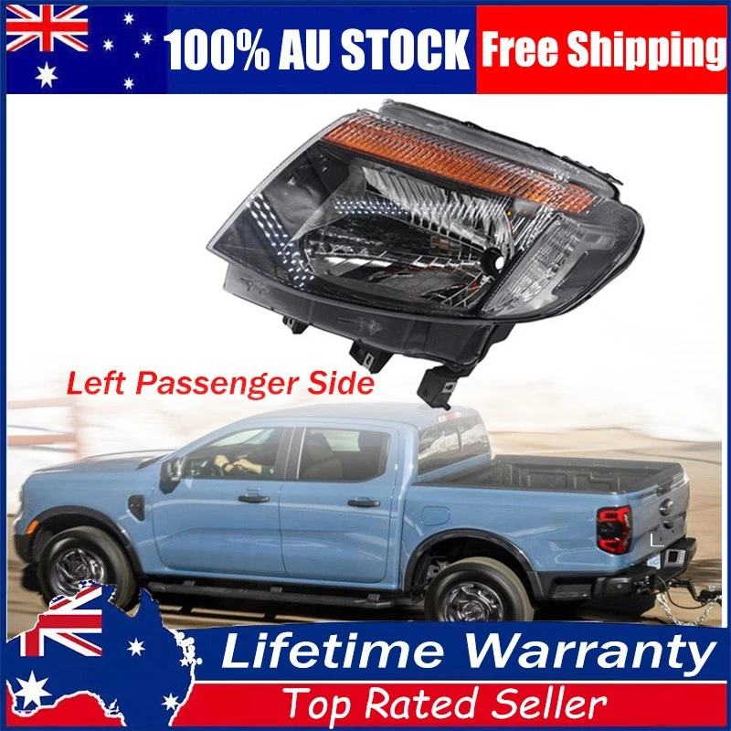 LH Passenger Head Light Lamp Chrome For Ford Ranger PX Series 1 09/2011~15 Left - image 1 of 4
