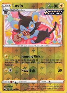 Luxio (41) Uncommon Reverse Holo Crown Zenith 041/159 NM - Picture 1 of 2