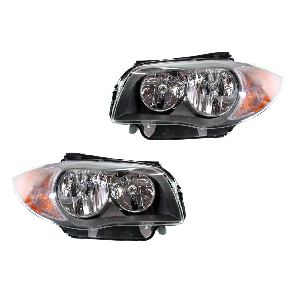 For BMW 128i/135i 2008-2011 Headlight Driver and Passenger Side | Pair CAPA - Imagem 1 de 4