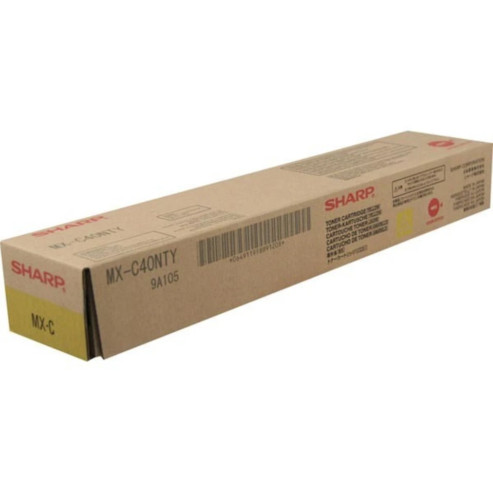 Genuine Sharp MX-C40NTY Original Toner Cartridge, Yellow - Image 1 of 1