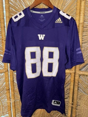 Men’s Adidas Primegreen Washington Huskies Jake Jennings Jersey Size Large - Image 1 of 4