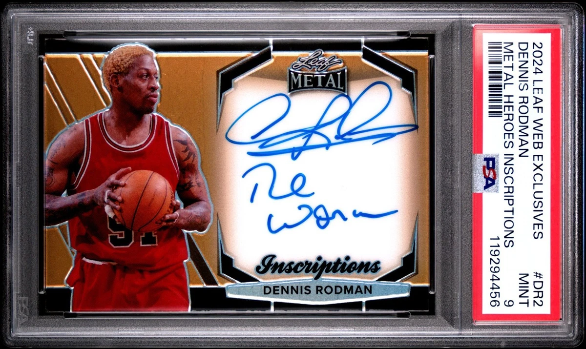 10月末まで特価） Dennis Rodman 2018 Leaf auto 10月末まで特価