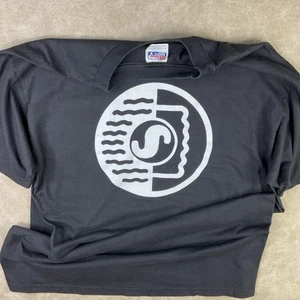 Vintage Shure T-Shirt Microphone Graphic Tee Y2K Hanes Black Sz XL Music - Picture 1 of 7