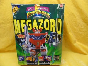 Vintage 1993 Bandai Power Rangers Deluxe Megazord Actionfigur 100% komplett - Bild 1 von 24