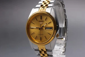 [Near MINT] Vintage SEIKO 5 7009-3110 Day Date Automatic 17 Jewels Men's Watch - Bild 1 von 10