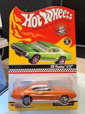 HOT WHEELS RLC 69 PONTIAC GTO 40 ANIVERSARIO CONVENCIÓN MOC HW PROT LOW 226/3000 Foto 1 de 4