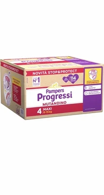 114 Fater Pampers Progressi Mutandina MAXI 8-15 Kg  In 6 Confezione 19 Pezzi CAD - Immagine 1 di 4