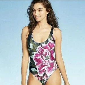 Größe Small - Damen Badeanzug Medium Coverage Einteiler - Kona Floral - Bild 1 von 1
