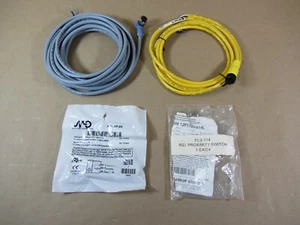 2 Inductive Proximity Switches & 2 Cables.  AM1-AP-2H, IFRM12P1703/S14L - Bild 1 von 7
