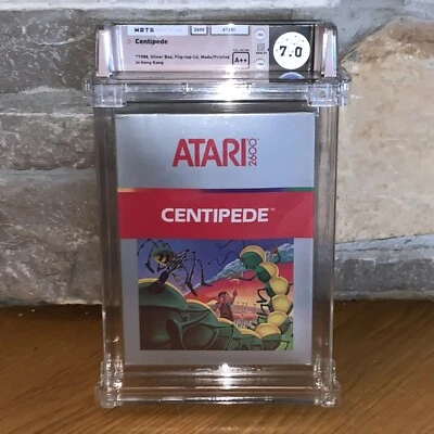 New Atari 2600 Centipede 1988 Factory Sealed WATA 7.0 Graded Game A++ Seal - Image 1 of 4