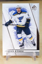 2022-23 Upper Deck SP Authentic Base #25 Jordan Kyrou - St. Louis Blues
