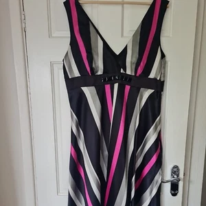 Teatro striped dress size 18 - Picture 1 of 8