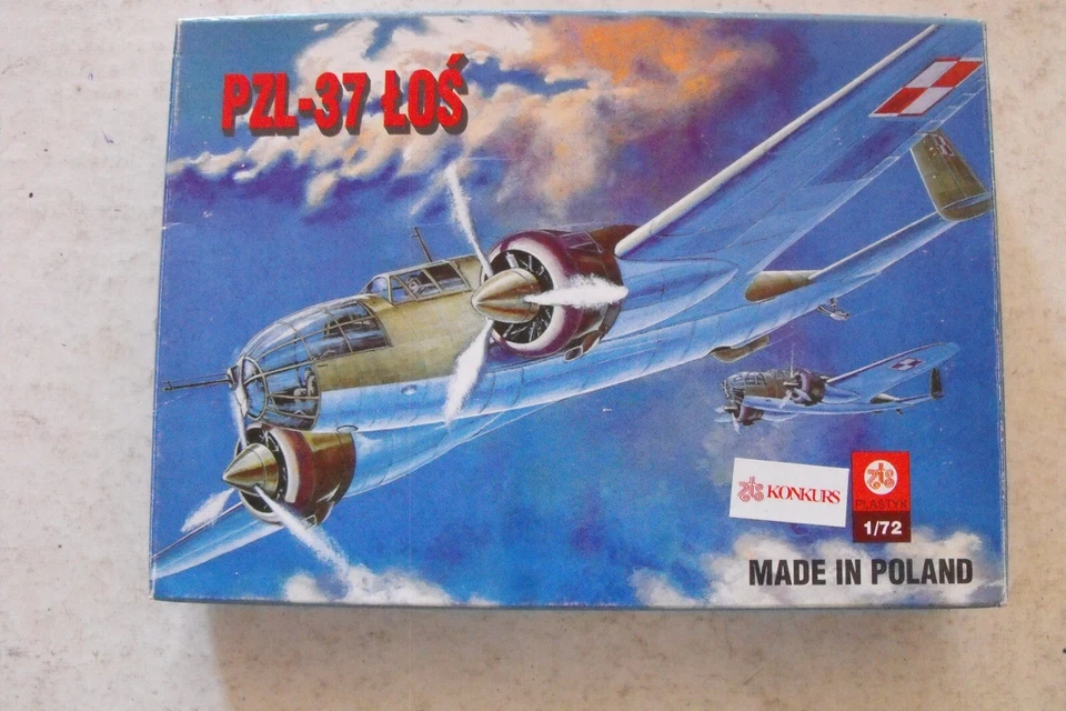 KIT SCALA 1/72 PLASTIK COD. S-001 PZL-37 LOS - Immagine 1 di 1