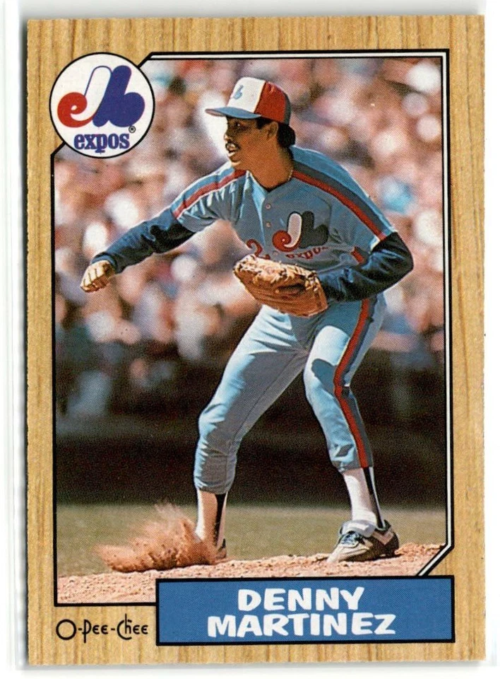 Denny Martinez Montreal Expos 1987 O-Pee-Chee #252 - Image 1 of 2