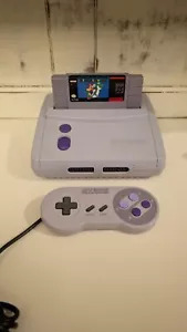 Super Nintendo Jr Console Bundle CleanRGB Mod Recapped Super Mario World - Picture 1 of 3
