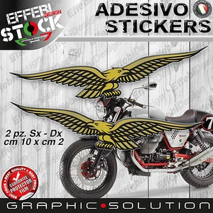 Stickers/Stickers Compatible Eagles Moto Guzzi Nevada V7 V9 Stelvio Norge, Race - Picture 1 of 1