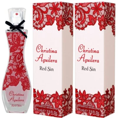 Christina Aguilera Red Sin 2 x 75 ml Eau de Parfum EDP Set Damenparfum