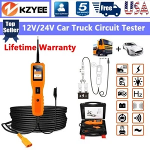 12V/24V Car Power Electrical Tester Circuit Test Avometer Probe Diagnostic Tool - Picture 1 of 12