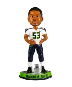 NFL Malcolm Smith Seattle Seahawks Super Bowl XLVIII BobbleHead Forever JC - Picture 1 of 1