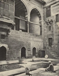 Cairo Camal Ed Din House Interior Lehnert & Landrock Old Photo 1930 - Picture 1 of 3