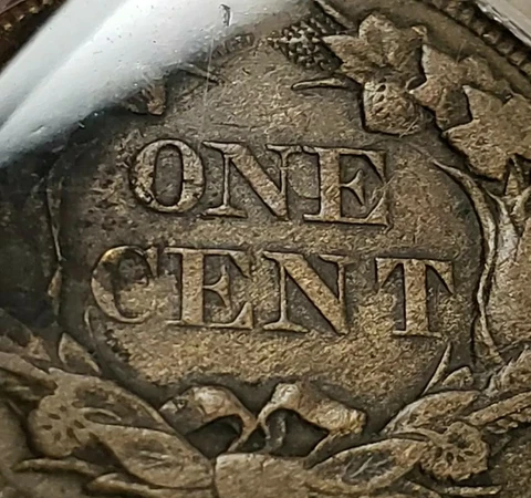 1857 1c Flying Eagle Cent - Die Clash - FS-901 S-8 (005) -PCGS VF Dets - SKU-696 Cover