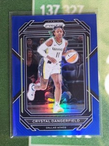 Crystal Dangerfield  2023 WNBA Prizm  Blue /175 Wings #29