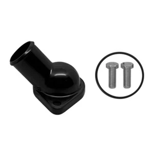For Chevy Small Block Big Block Steel Water Neck - Black - Picture 1 of 1