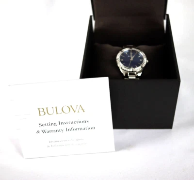 Bulova Sutton Stainless Steel Ladies Quartz Watch IOB 96R243 NWD - Image 1 of 4