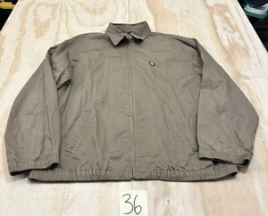 Men's Vintage Chaps Ralph Lauren Harrington Jacket Brown Size Large - Picture 1 of 10
