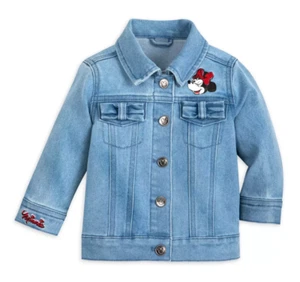 CHAQUETA VAQUERA PARA BEBÉ CON MINNIE MOUSE TALLA 9-12 MESES PARA NIÑAS NUEVA CON ETIQUETAS - Imagen 1 de 4