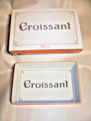 Rosanna Garde Manger Croissant Ceramic Trinket Tray 7.75  5.25 in. - Image 1 of 3