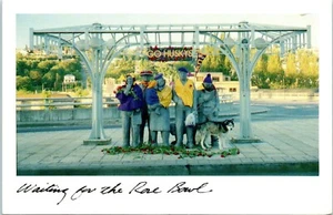Waiting for the Rose Bowl Go Huskys Postcard - Picture 1 of 2