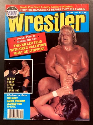 The Wrestler Magazine JAN 1984 Hulk Hogan David Von Erich Lawler Roddy Piper - Image 1 of 4